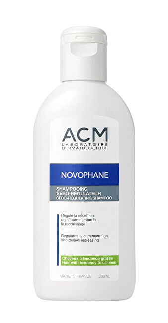 ACM Šampón regulujúci tvorbu mazu Novophane (Sebo-Regulating Shampoo) 200 ml
