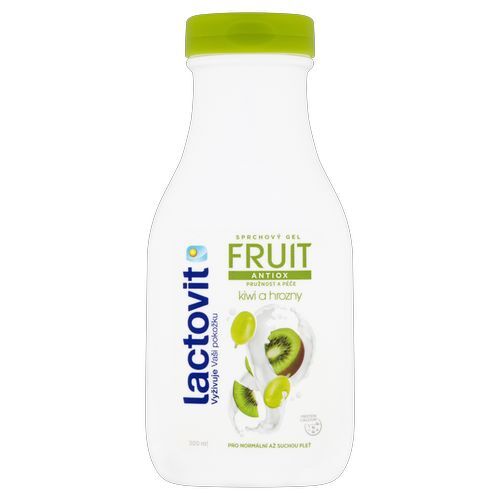 Lactovit Antioxidačné sprchový gél Kiwi a hrozno (Fruit Shower Gel) 300 ml