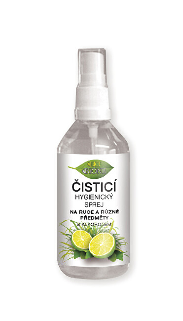 Bione Cosmetics Čistiaci hygienický sprej Lemongrass   Limetka 100 ml