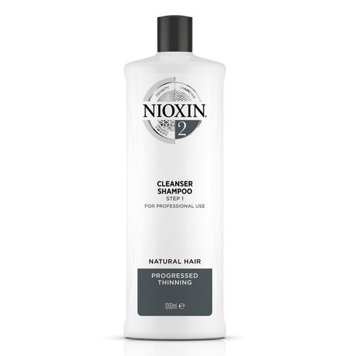 Nioxin Čistiace šampón pre jemné výrazne rednúce prírodné vlasy System 2 (Shampoo Cleanser System 2 ) 300 ml