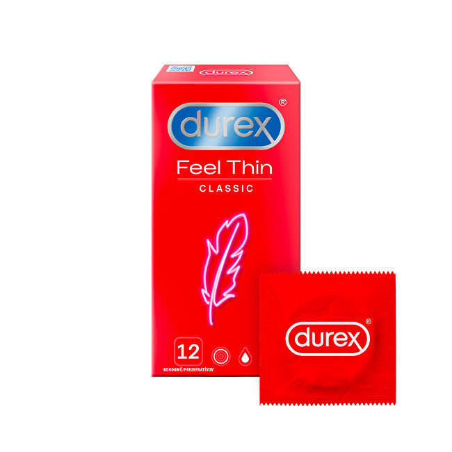 Durex Kondomy Feel Thin Classic 12 ks