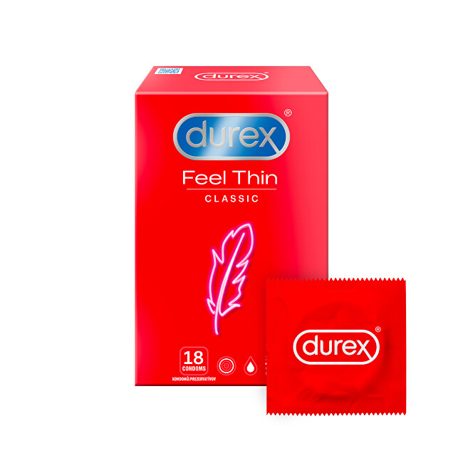 Durex Kondomy Feel Thin Classic 18 ks