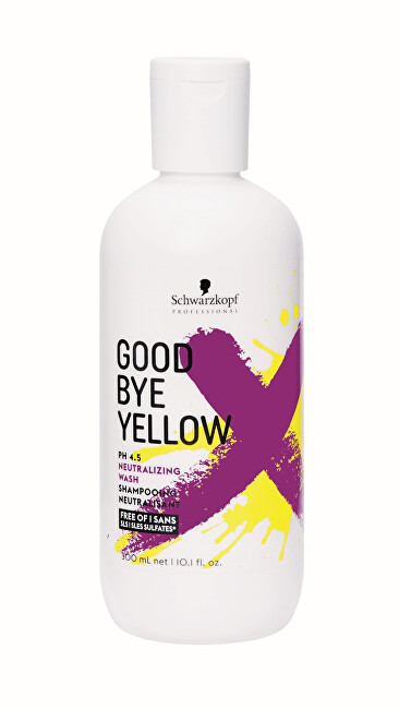 Schwarzkopf Professional Šampón pre neutralizáciu žltých tónov farbených a melírovaných vlasov Goodbye Yellow 300 ml