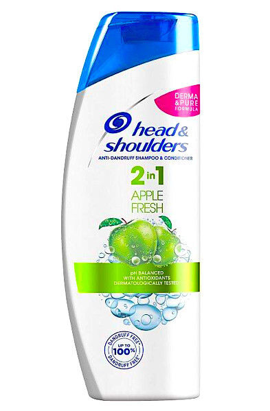 Head and Shoulders Šampón a kondicionér proti lupinám 2 v 1 Apple Fresh (Anti-Dandruff Shampoo & Conditioner) 360 ml