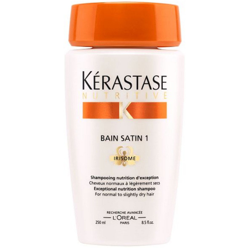Kérastase Hĺbkovo vyživujúci šampón pre normálne až suché vlasy Bain Satin 1 Irisome (Exceptional Nutrition Shampoo) 250 ml