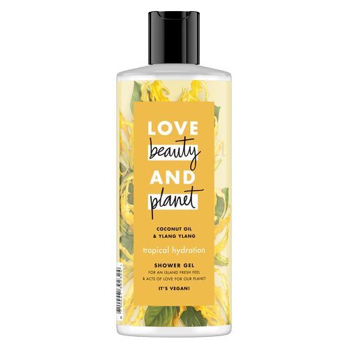 Love Beauty and Planet Hydratačný sprchovací gél s ylang-ylang a kokosovým olejom (Tropical Hydration Shower Gel) 500 ml