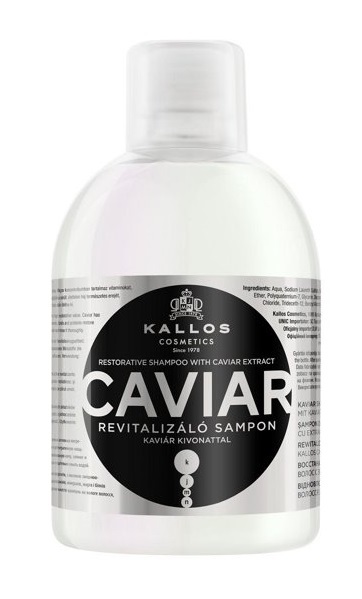Kallos Obnovujúci šampón s kaviárom KJMN (Caviar Restorative Shampoo with Caviar Extract) 1000 ml