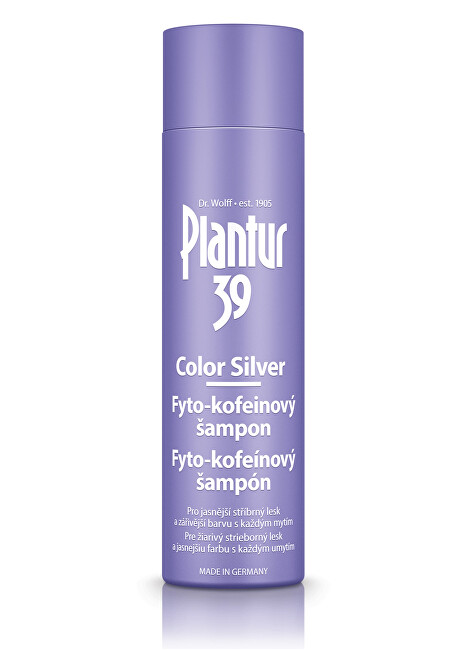 Plantur Fyto-kofeínový šampón Color Silver neutralizujúce žlté tóny 250 ml
