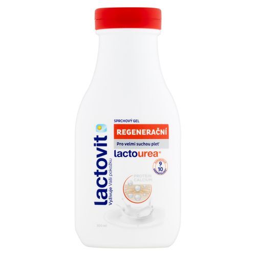 Lactovit Regeneračný sprchový gél s mliečnymi proteínmi Lactourea 300 ml