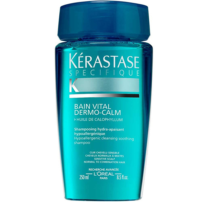 Kérastase Šampón pre citlivú vlasovú pokožku pre normálne až zmiešané vlasy Bain Vital Dermo-Calm(Hypoallergenic Hydra-Soothing Shampoo) 250 ml