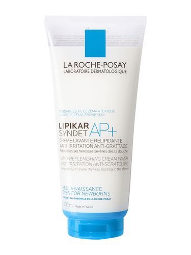La Roche Posay Ultra jemný čistiaci krémový gél proti podráždeniu a svrbeniu suchej pokožky Lipikar Syndet AP   (Lipid replenishing Cream Wash) 200 ml