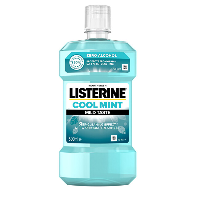 Listerine Ústna voda bez alkoholu Zero - Coolmint Mild Taste 1000 ml