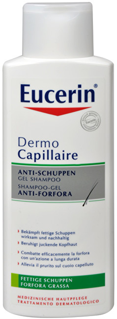 Eucerin Gélový šampón proti mastným lupinám DermoCapillaire 250 ml