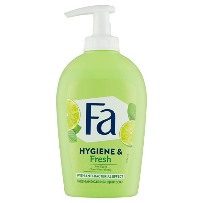 Fa Tekuté mydlo s antibakteriálnym účinkom Hygiene & Fresh Lime ( Fresh & Caring Liquid Soap) 250 ml