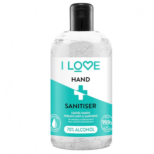 I Love Dezinfekčný gél na ruky (Hand Sanitiser) 500 ml