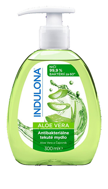 Indulona Antibakteriálne tekuté mydlo Aloe Vera 300 ml