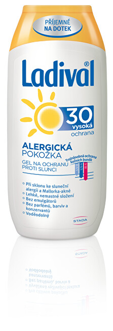 Ladival Gél na ochranu proti slnku pre alergickú pokožku OF 30 200 ml