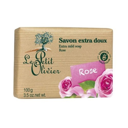 Le Petit Olivier Extra jemné mydlo Ruža (Extra Mild Soap) 100 g
