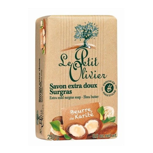 Le Petit Olivier Extra jemné prírodné mydlo Bambucké maslo (Extra Mild Surgras Soap) 250 g