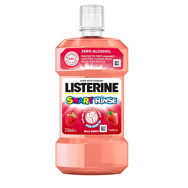 Listerine Ústna voda pre deti s ovocnou príchuťou Smart Rinse Berry 250 ml