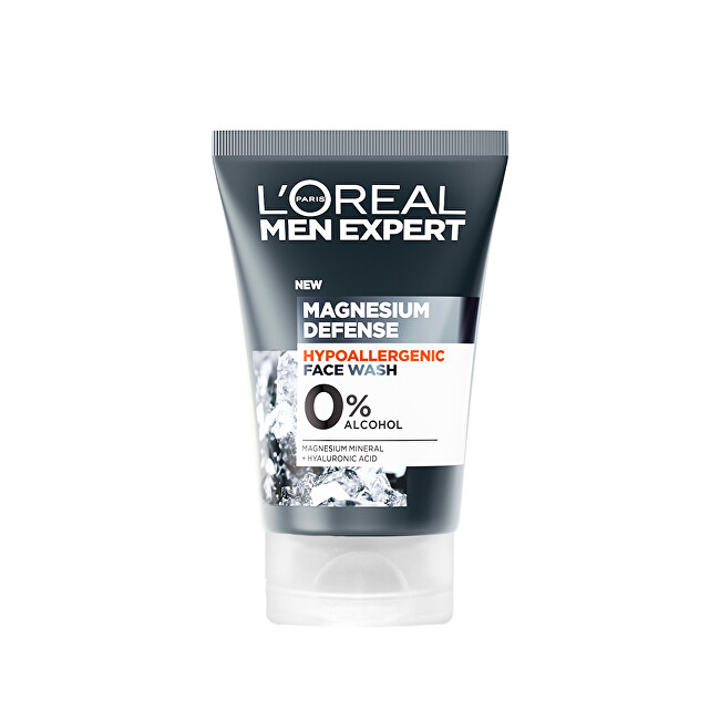 L´Oréal Paris Čistiaci pleťový gél pre citlivú pokožku Men Expert Magnesium Defense (Face Wash) 100 ml
