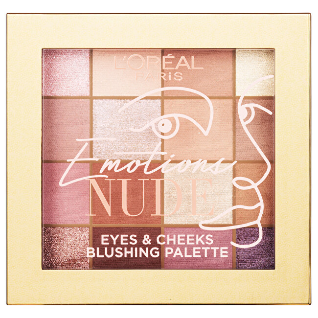 L´Oréal Paris Paletka očných tieňov Emotions of Nu (Eyes & Cheeks Blushing Palette) 15 g
