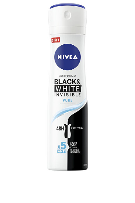 Nivea Antiperspirant v spreji Black & White Invisible Pure 150 ml