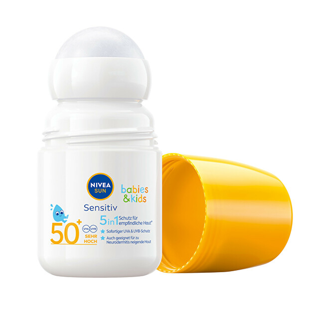 Nivea Opaľovacie mlieko pre deti SPF 50  (Sun Kids Protect & Sensitiv e Roll-On) 50 ml