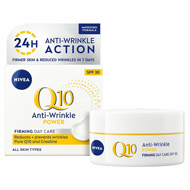 Nivea Zpevňující denný krém proti vráskam Q10 Power SPF 30 (Anti - Wrinkle   Firming Day Cream) 50 ml