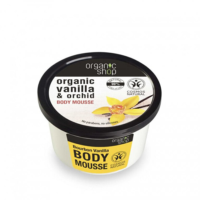 Organic Shop Tělová pena burbónská vanilka (Body Mousse) 250 ml