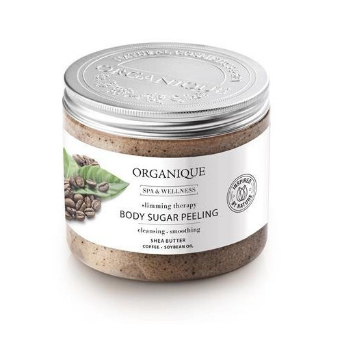 Organique Tělový cukrový peeling proti celulitíde Coffee (Coffe Sugar Peeling) 200 ml