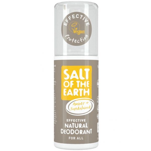 Salt Of The Earth Prírodné dezodorant v spreji s ambrou a santalom (Natural Deodorant) 100 ml