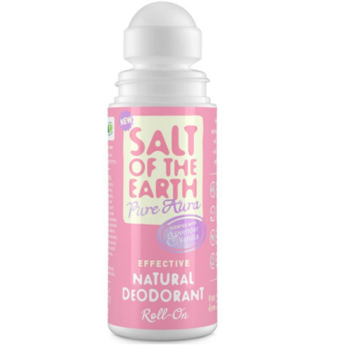 Salt Of The Earth Prírodné guličkový dezodorant s levanduľou a vanilkou Pure Aura (Natural Deodorant) 75 ml