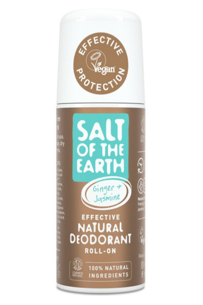 Salt Of The Earth Prírodné guličkový dezodorant so zázvorom a jazmínom Ginger   Jasmine ( Natura l Deodorant) 75 ml