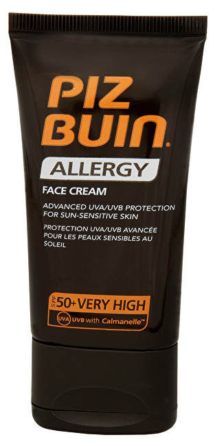 Piz Buin Krém na opaľovanie na tvár SPF 50  (Allergy Face Cream) 50 ml