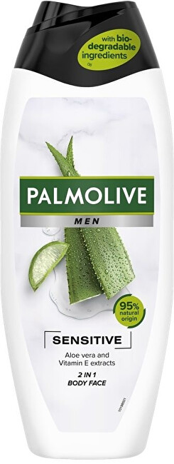 Palmolive Sprchový gél pre mužov s vitamínom E a aloe vera For Men (Sensitive With Aloe Vera Extract And Vitamin E) 500 ml