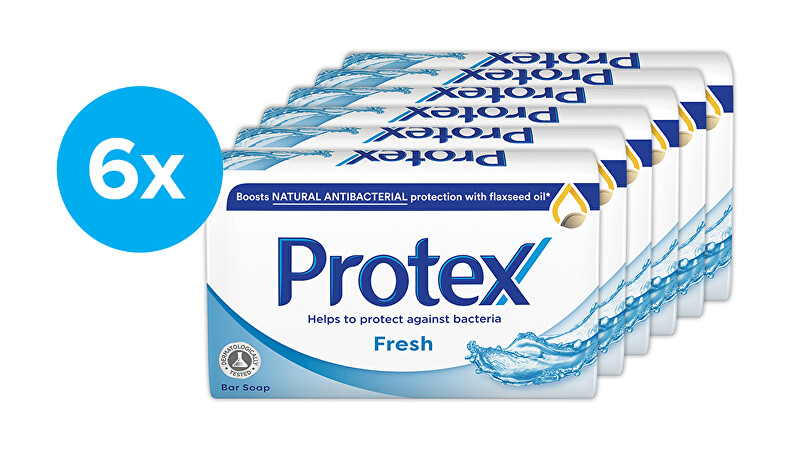 Protex Antibakteriálne tuhé mydlo Fresh (Bar Soap) 6 x 90 g