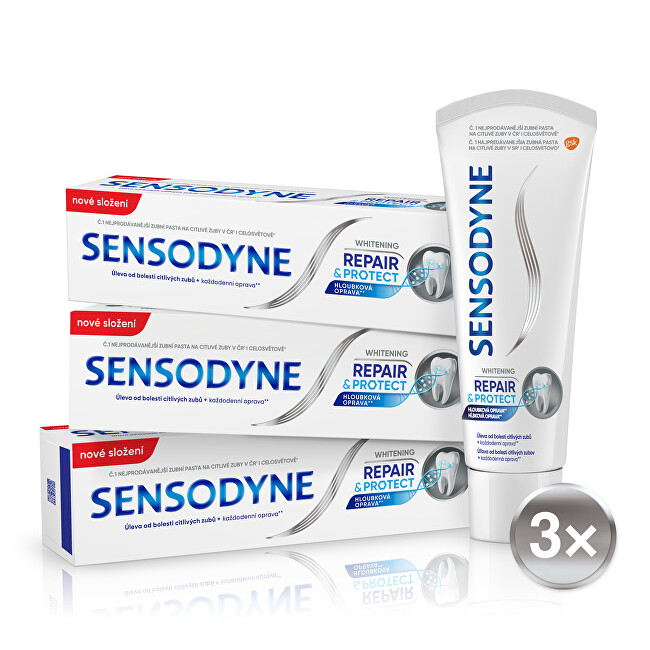 Sensodyne Zubná pasta Repair & Protect Whitening 3 x 75 ml