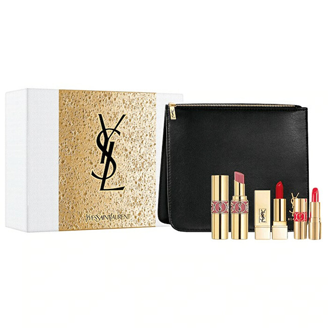 Yves Saint Laurent Darčeková sada dekoratívnej kozmetiky na pery Kiss and Couture Lips tick Trio Set