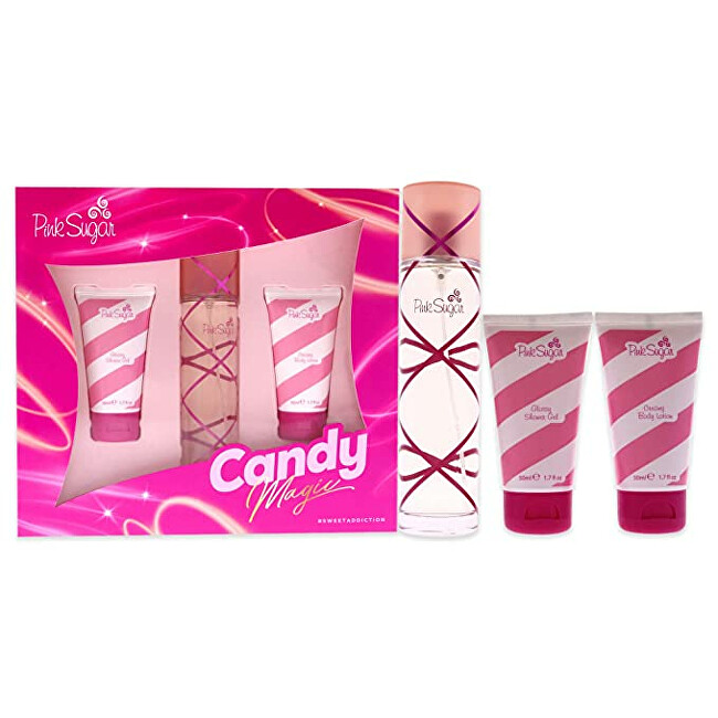 Aquolina Pink Sugar Candy Magic - EDT 100 ml   tělové mléko 50 ml   sprchový gel 50 ml