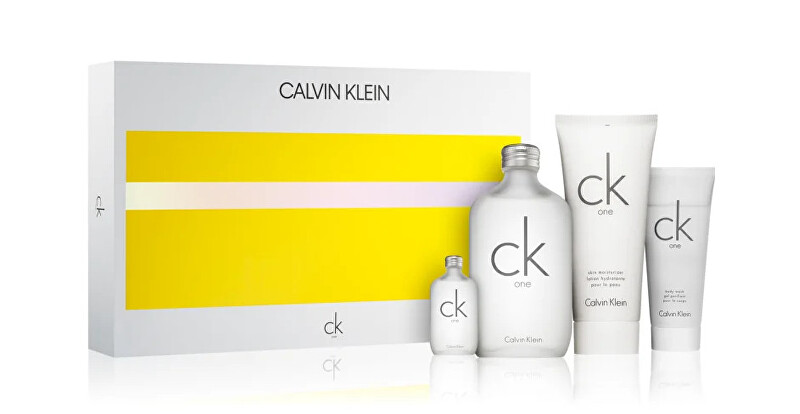 Calvin Klein CK One - EDT 200 ml   EDT 15 ml   sprchový gel 100 ml   telové mlieko 200 ml