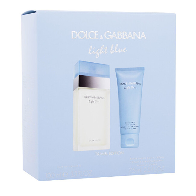 Dolce & Gabbana Light Blue - EDT 100 ml   telový krém 75 ml