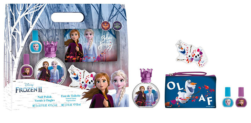 EP Line Disney Frozen - EDT 50 ml   2x lak na nehty   pilník   kosmetická taštička