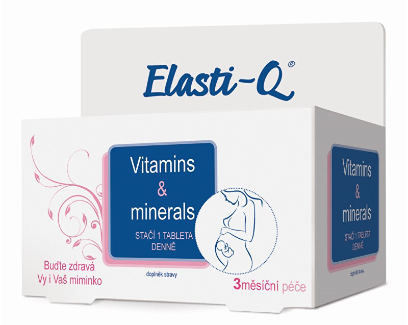 Simply You Elasti-Q Vitamins & Minerals s postupným uvoľňovaním 90 tbl.