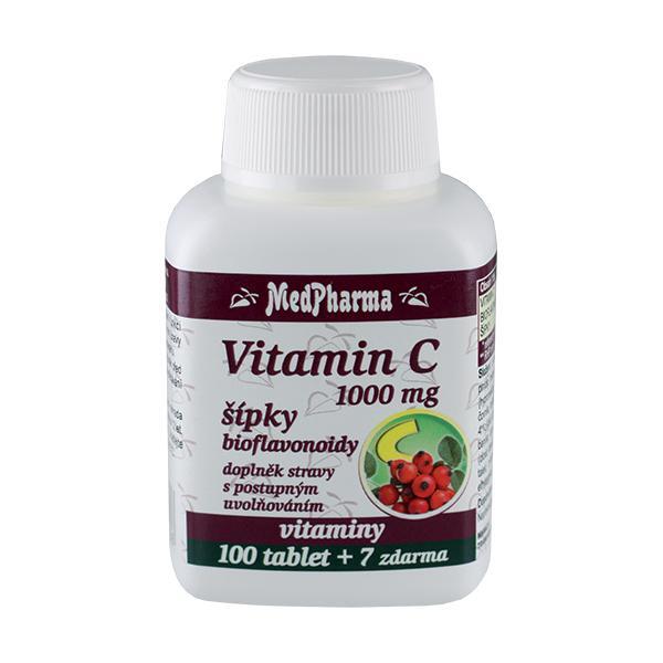 MedPharma Vitamín C 1000 mg so šípkami 100   7 tablet ZD ARMA