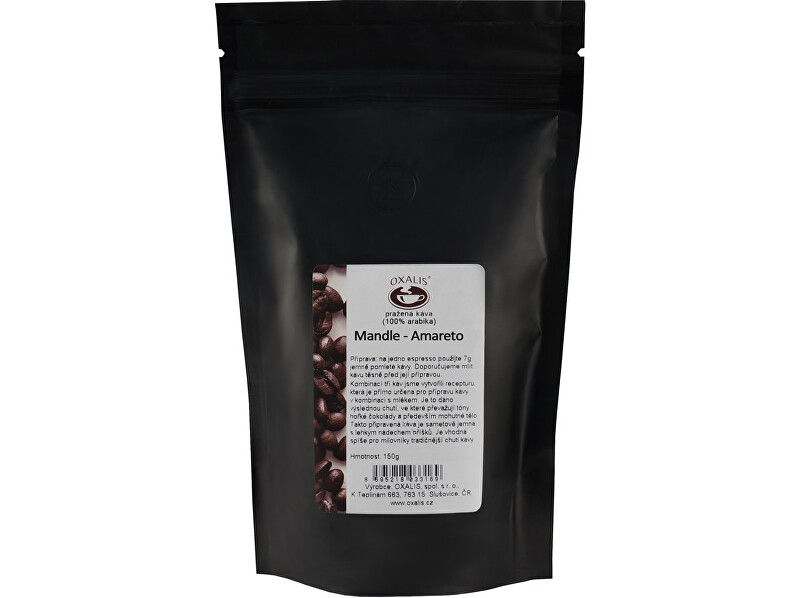 OXALIS Mandle - Amaretto 150 g - mletá káva
