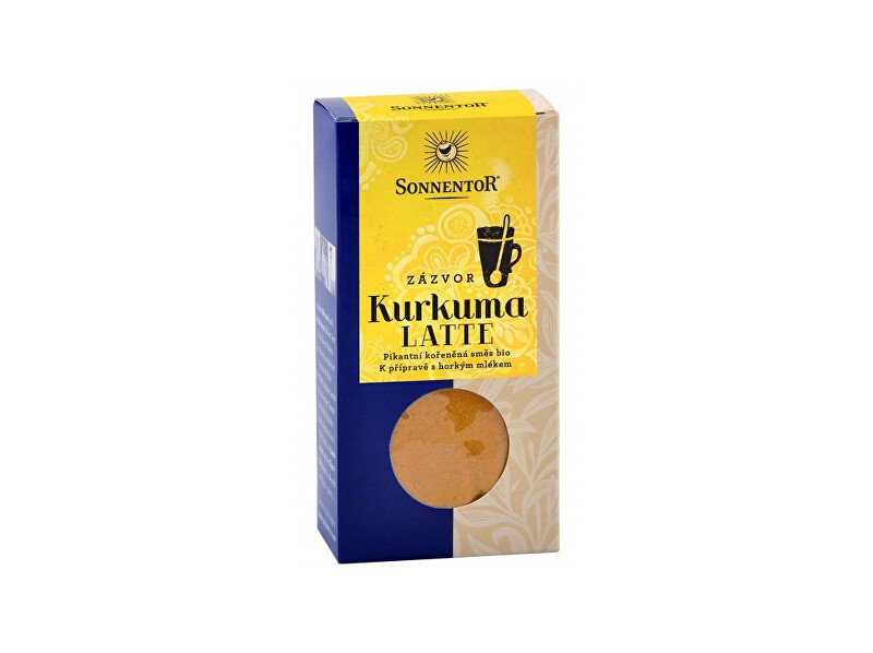 Sonnentor Bio Kurkuma Latte-zázvor 60g krabička (Pikantné korenená zmes)