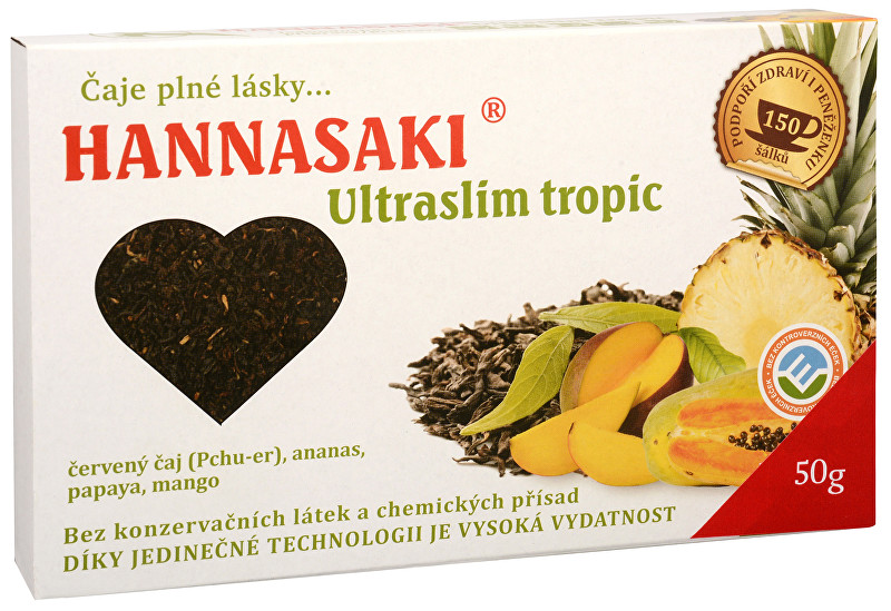Čaje Hannasaki Hannasaki UltraSlim Tropic - čajová zmes 50 g