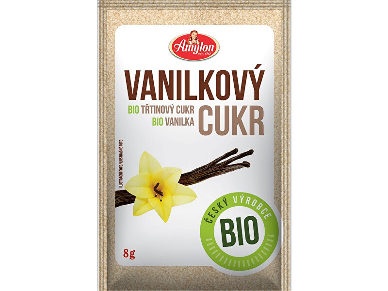 Amylon Bio vanilkový cukor Amylon 8g