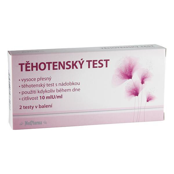 MedPharma Med Pharma Tehotenský test 10mIU   ml 2 ks